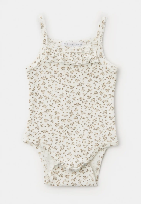 Боди Мико с веточками в молочном цвете
