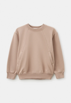 Свитшот Гарт из двунитки в цвете мокко