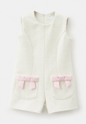 Комбинезон Гретель из букле в белом цвете