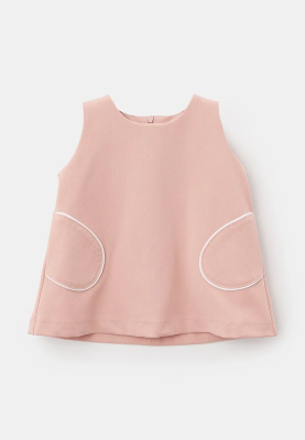 Платье в серо-розовом цвете для малышей