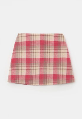 Юбка Тинки из теплого хлопка в клетку Юбка Тинки из теплого хлопка в клетку