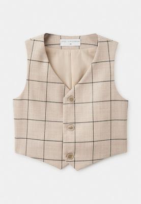 Жилет в клетку для мальчиков 