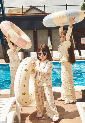 Пижама Йоджи из муслина в молочном цвете