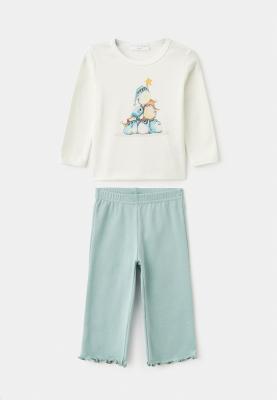 Комплект из лонгслива и брюк