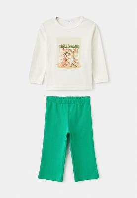 Комплект из лонгслива и брюк