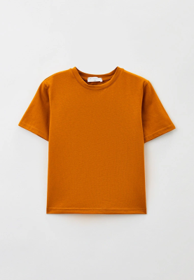 Футболка объемная в горчичном цвете