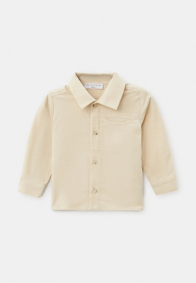 Рубашка Говард из теплого хлопка в бежевом цвете