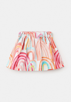 Юбка Агнесс из двунитки в розовом цвете