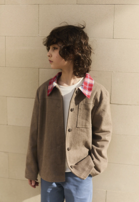 Куртка Гантер в серо-коричневом цвете