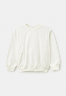 Свитшот Гарт из двунитки в молочном цвете