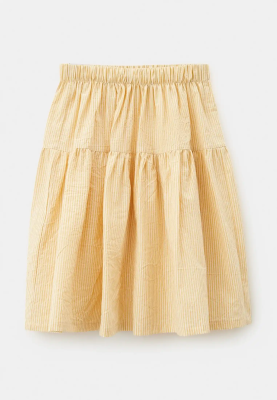 Юбка Джелата желтого цвета в белую полоску Юбка Джелата желтого цвета в белую полоску