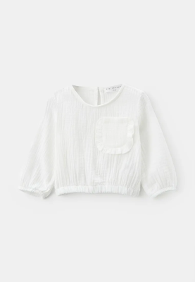 Блузка белая из муслина