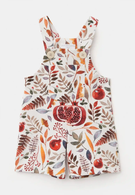 Комбинезон Арти из двунитки в белом цвете