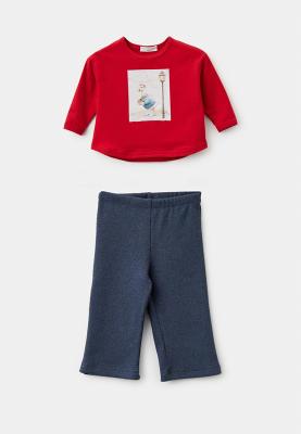 Комплект из лонгслива и брюк