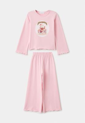 Комплект из лонгслива и брюк