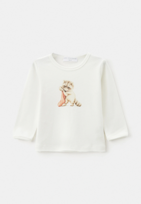 Лонгслив Мэйсон в молочном цвете для малышей