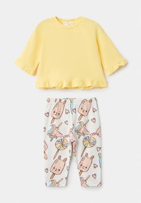 Комплект из лонгслива и леггинс