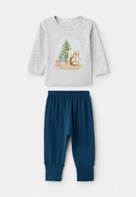 Комплект из лонгслива и брюк