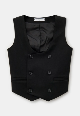 Жилетка из костюмной ткани Rika