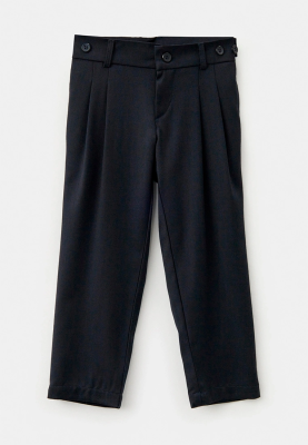 Брюки Алфи из костюмной ткани в темно-синем цвете