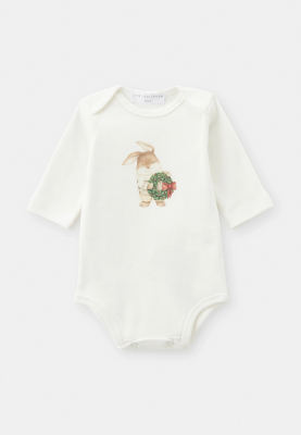 Боди Джулиан в молочном цвете с принтом