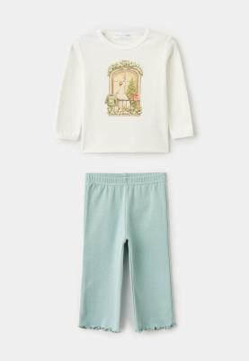 Комплект из лонгслива и брюк