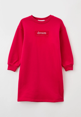 Платье длинное свободного кроя из мягчайшего футера с небольшим начесом