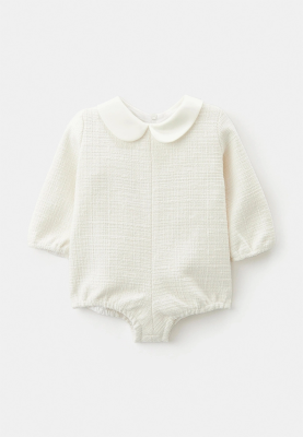 Ромпер Ализе из букле в белом цвете