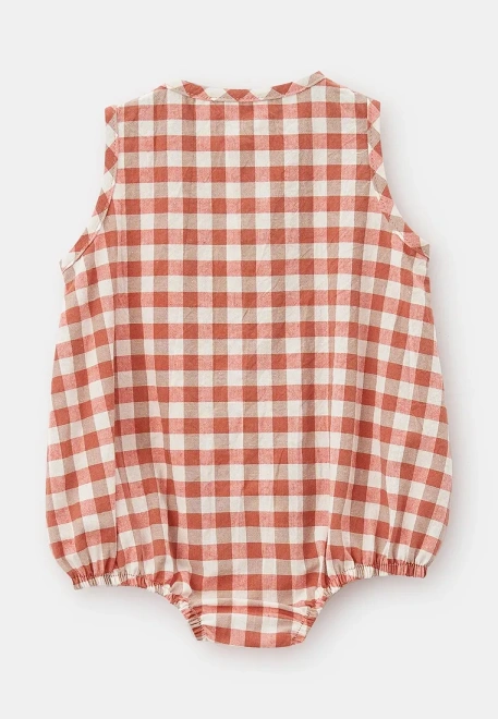 Боди из хлопка в клеточку