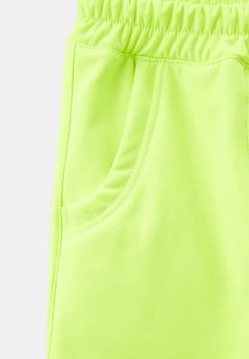 Брюки неоново-желтые из водонепроницаемой ткани 