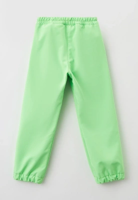 Брюки из водонепроницаемой ткани в салатовом цвете