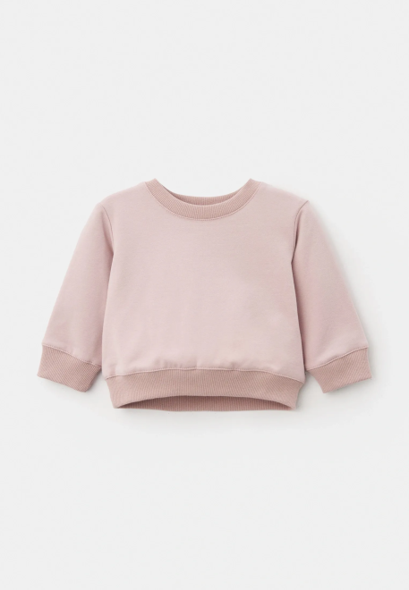 Свитшот Аарон из двунитки в розовом цвете