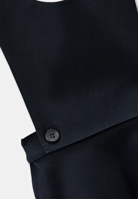 Сарафан темно-синего цвета из ткани Rika