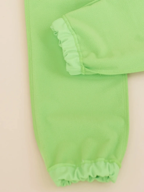 Брюки из водонепроницаемой ткани в салатовом цвете