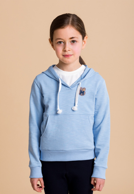 Худи в голубом цвете