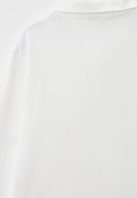 Рубашка трикотажная с планкой и отложным воротником