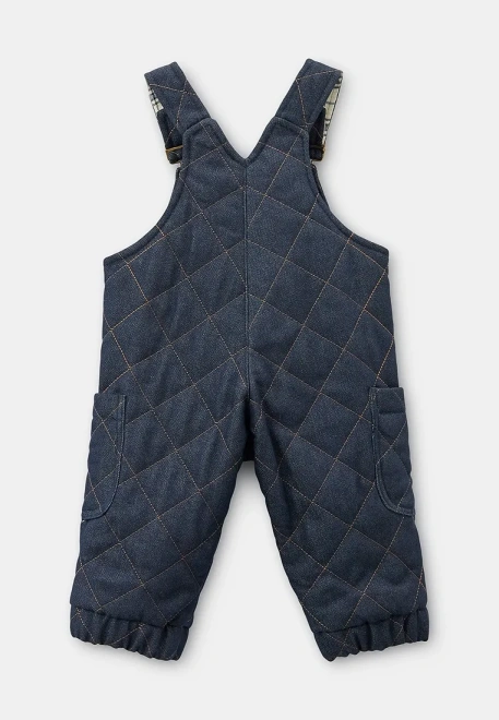 Комбинезон для малышей темно-синего цвета