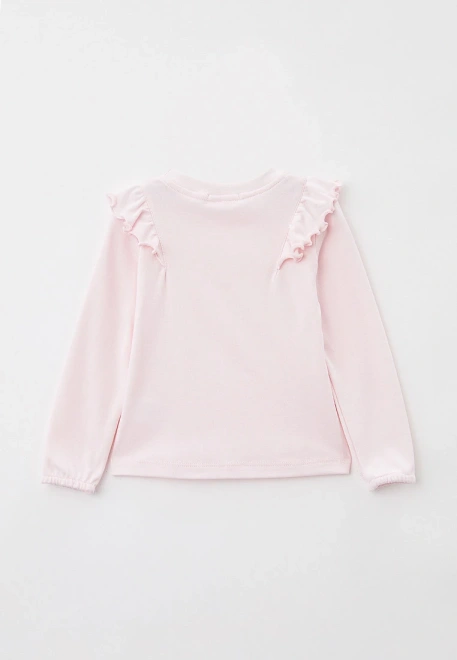 Лонгслив прямого кроя бледно-розового цвета