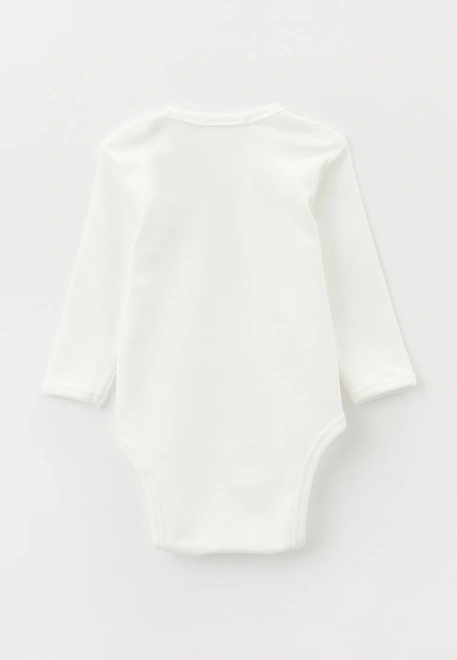 Боди  с длинными рукавами и принтом мышка