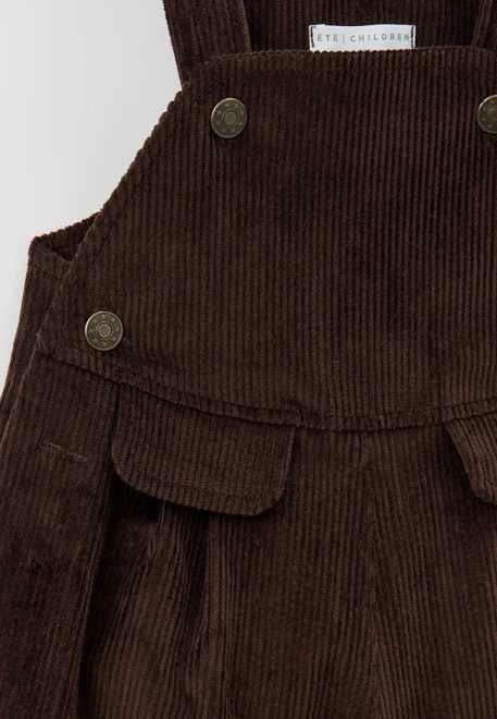 Комбинезон свободный из плотного вельвета