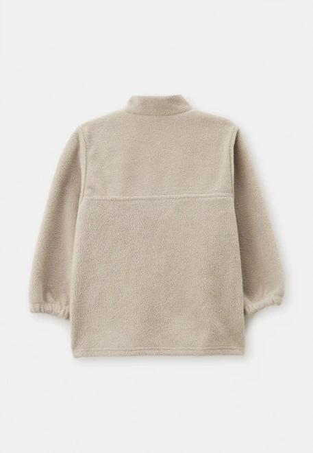 Анорак Уэйн из футера в бежевом цвете