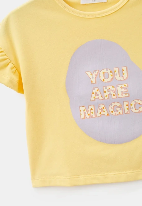 Блузка однотонная с принтом Блузка однотонная с принтом