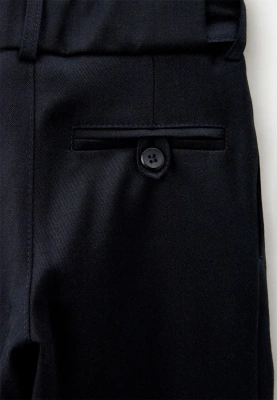 Брюки Алфи из костюмной ткани в темно-синем цвете