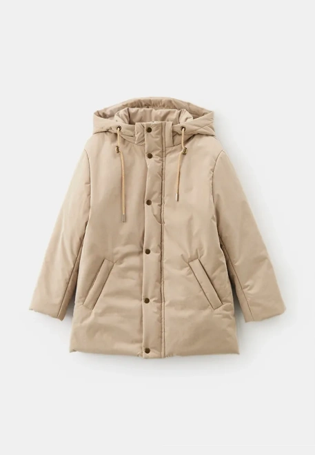 Куртка бежевого цвета 