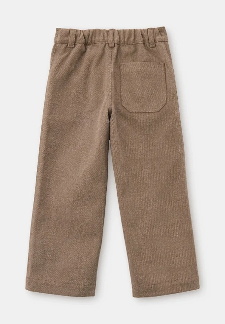 Брюки Нильс серо-коричневого цвета для мальчиков