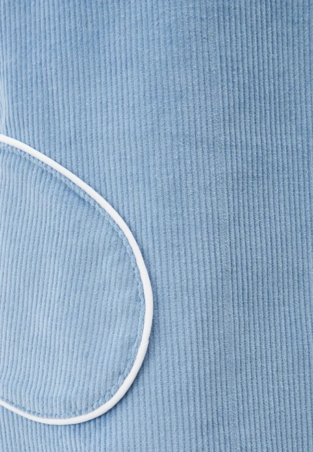 Платье для малышей из вельвета в голубом цвете