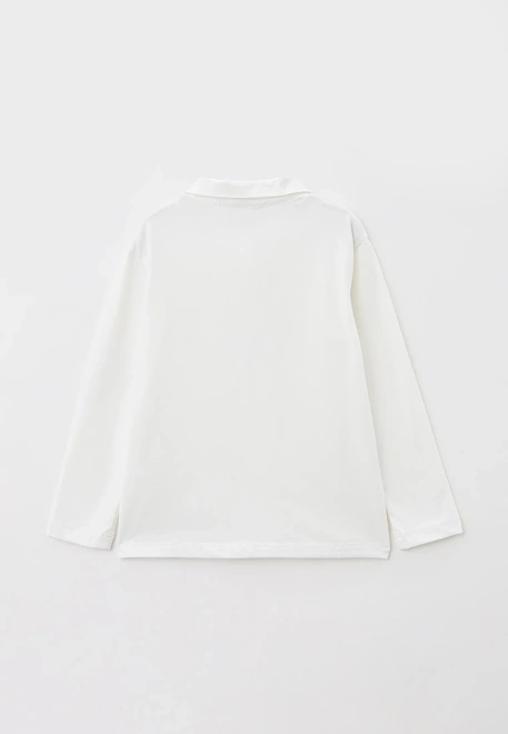 Рубашка трикотажная с планкой и отложным воротником