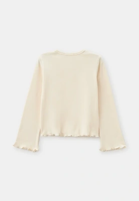 Пижама для девочек в молочном цвете