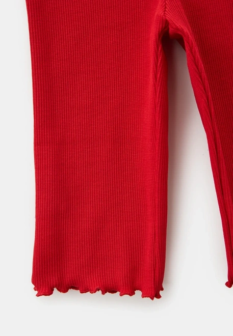 Брюки на девочку в рубчик 