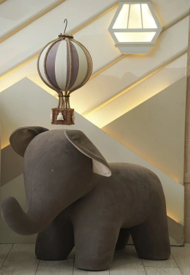 Воздушный шар «Монгольфьер» Пудра 25 см